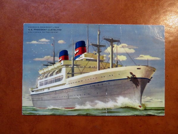 Ansichtskarte Schiff SS President Cleveland