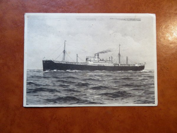 Ansichtskarte Schiff Hamburg - Amerika - Linie