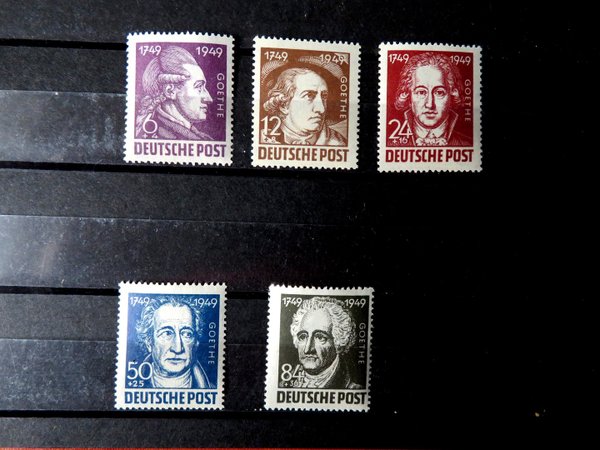 Briefmarke SBZ 234/38 *