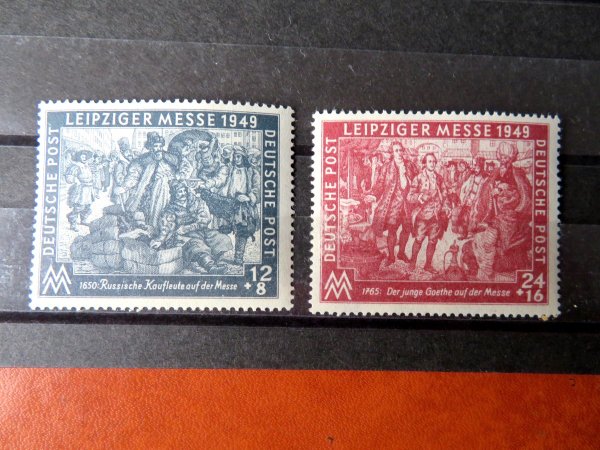 Briefmarke SBZ 240/41 *