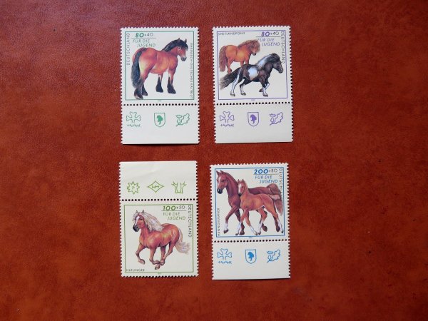 Briefmarke BRD 1920/21 und 1923/24 ** UR