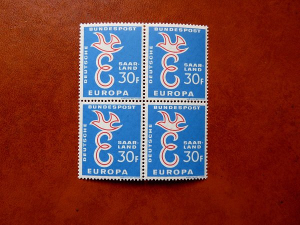 Briefmarke Saarland 440 ** VB CEPT