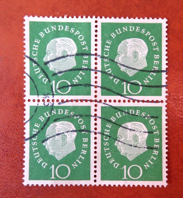 Briefmarke Berlin 183 o Viererblock