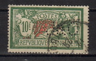 Briefmarken Frankreich 182 o Perfin