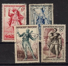 Briefmarken Frankreich 961-64 o