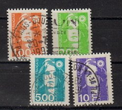 Briefmarken Frankreich 2775-78 o auch als Paare
