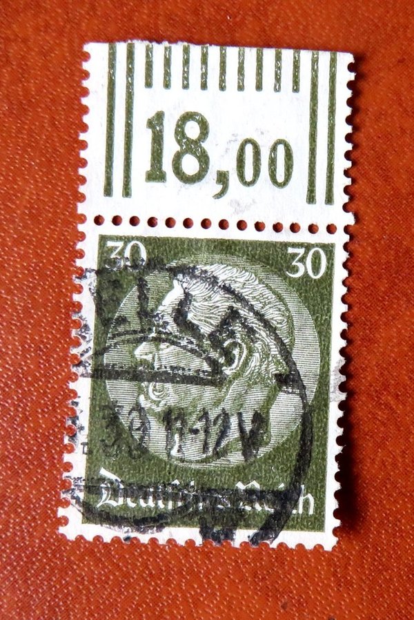 Briefmarke Deutsches Reich 523 WOR o