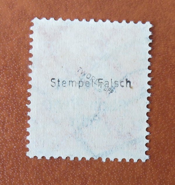 Briefmarke Deutsches Reich 258 o geprüft. Stempel falsch!