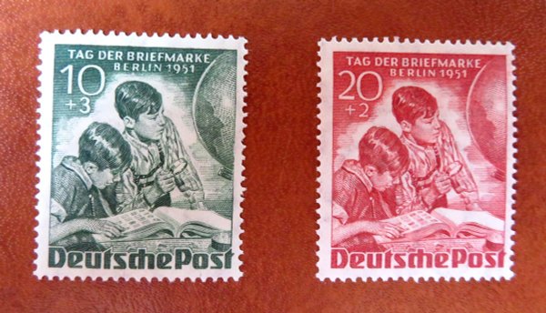 Briefmarke Berlin 80/81 *