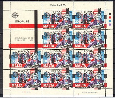 Briefmarken Malta 662 ** KLB