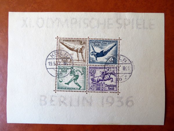 Briefmarke Deutsches Reich Block 5 o mit 624/27