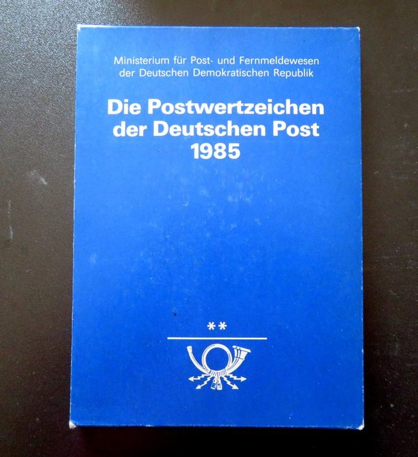 Briefmarke DDR Jahrbuch 1985 **. Kompletter Jahrgang enthalten!