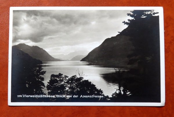 Ansichtskarte Schweiz Vierwaldstätter See 1934 nach Berlin geschickt