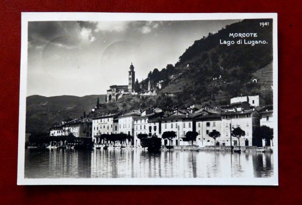 Ansichtskarte Schweiz Morcote 1928
