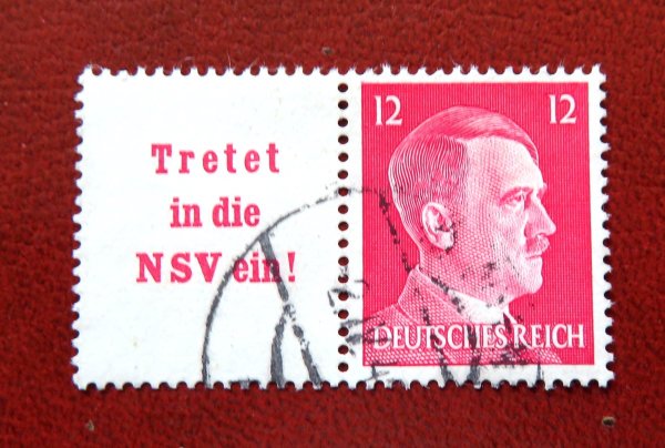 Briefmarke Deutsches Reich W157 o mit 788