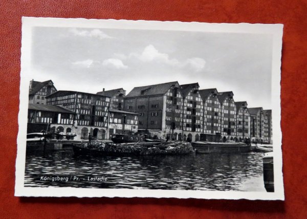Ansichtskarte Königsberg Lastadie am Hafen
