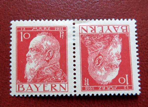 Briefmarke Bayern K2 III * der 78