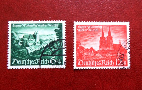 Briefmarke Deutsches Reich 748/49 o