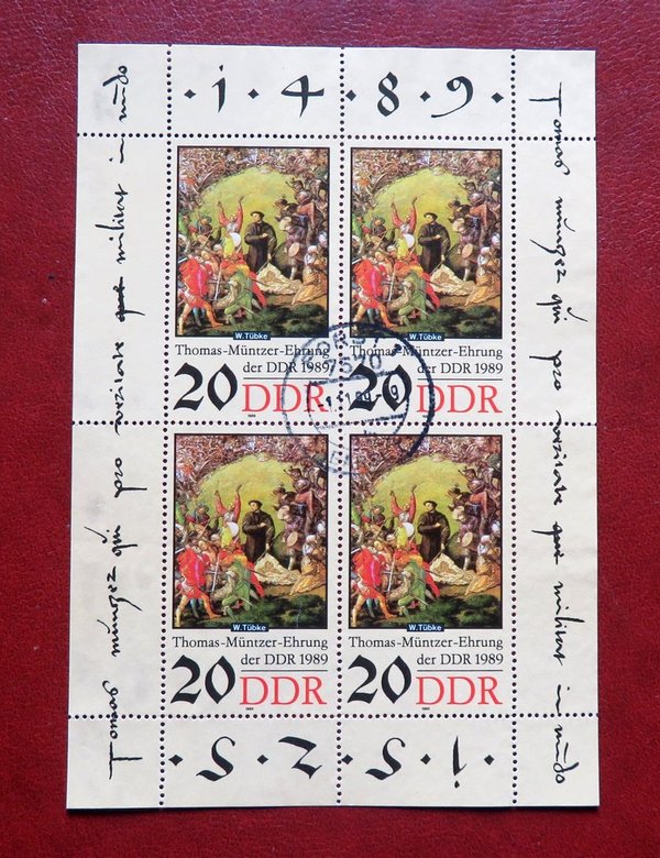 Briefmarke DDR 3271 o KB