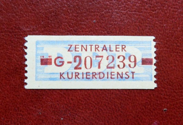 Briefmarke DDR ZKD 20 G **
