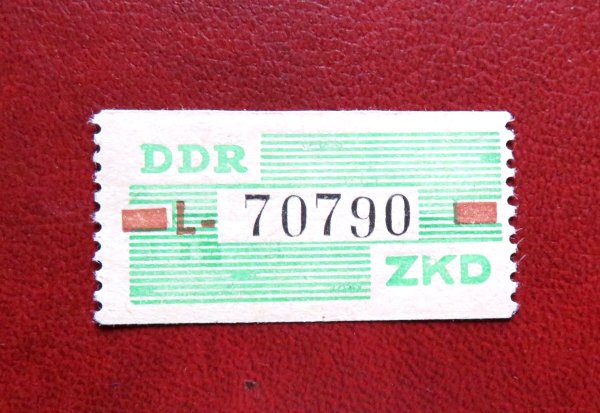 Briefmarke DDR ZKD VII **