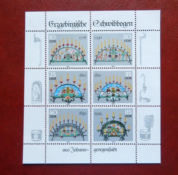 Briefmarke DDR 3057 / 3062 ** KB