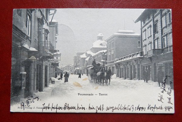 Ansichtskarte Schweiz Davos 1903