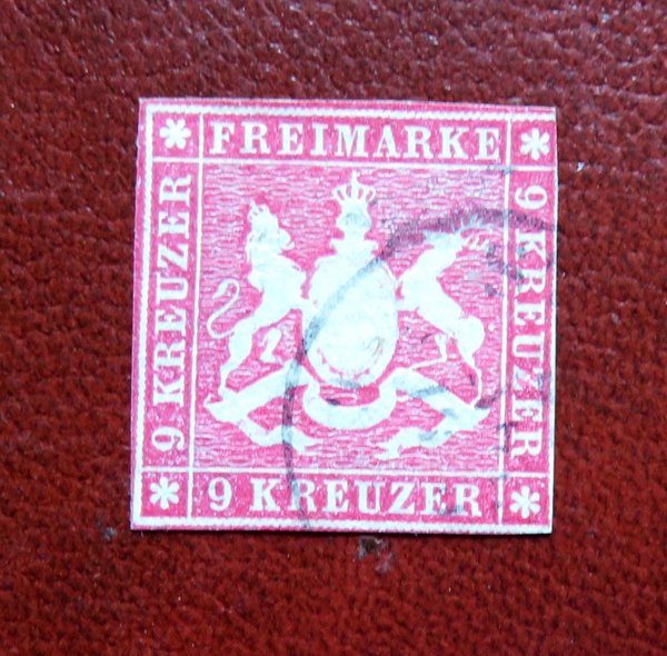 Briefmarke Württemberg 14 o