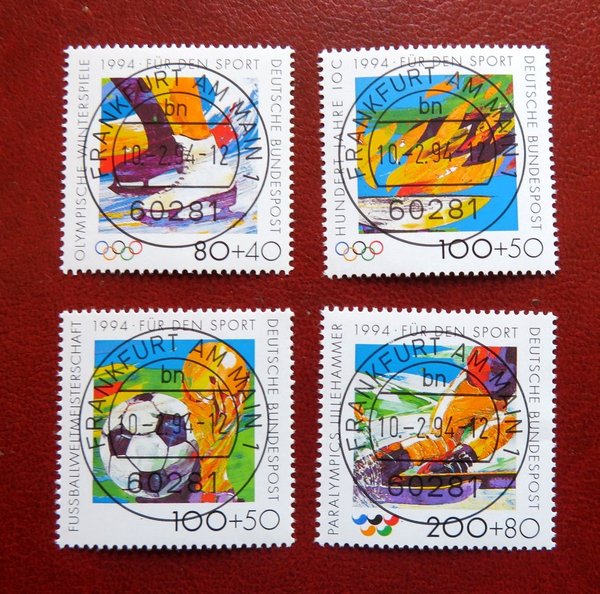 Briefmarke BRD 1717/20 o