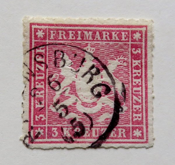 Briefmarke Württemberg 31 o