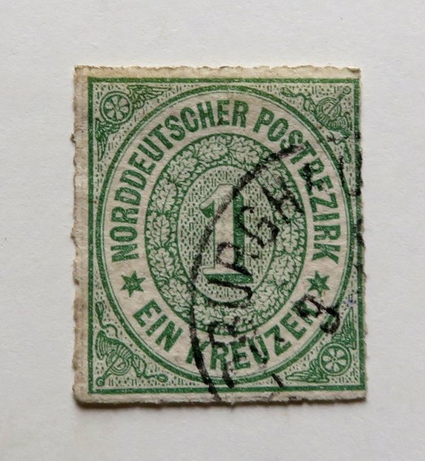 Briefmarke Norddeutscher Postbezirk 7 o