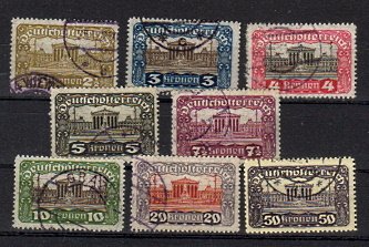 Briefmarken Österreich 284-92 A o