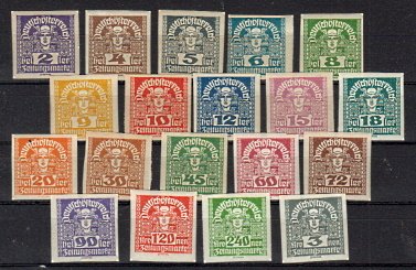 Briefmarken Österreich 293-311 **/*