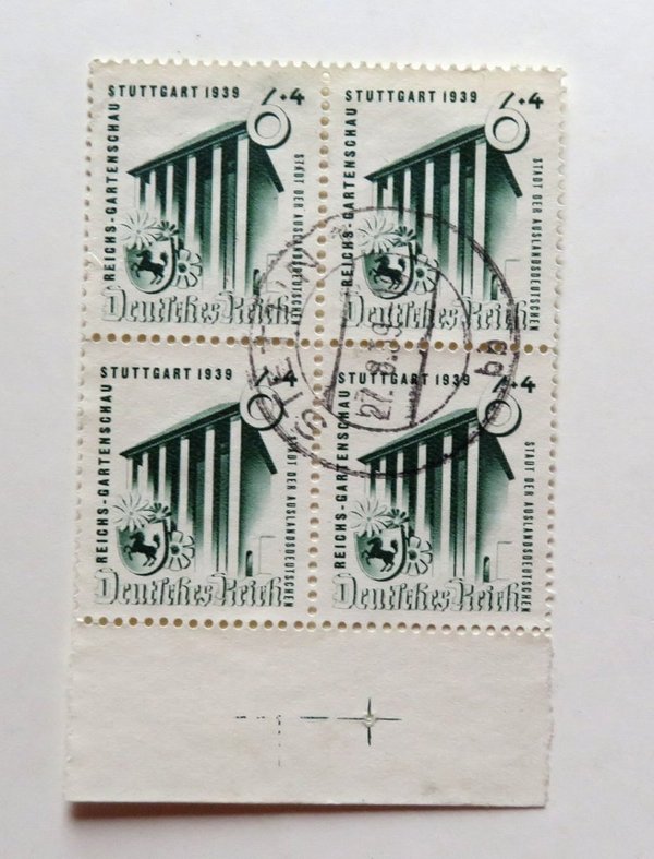 Briefmarke Deutsches Reich 692 o VB