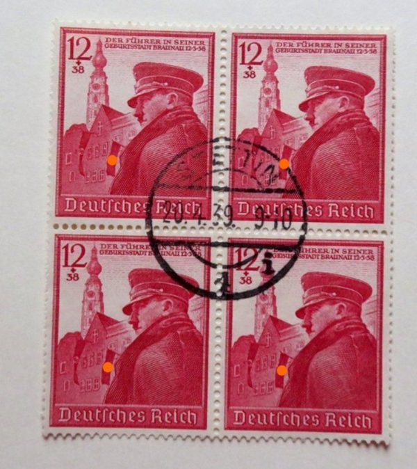Briefmarke Deutsches Reich 691 o VB