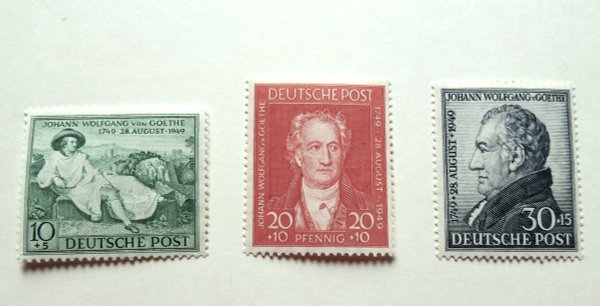 Briefmarke Bizone 108/10 **