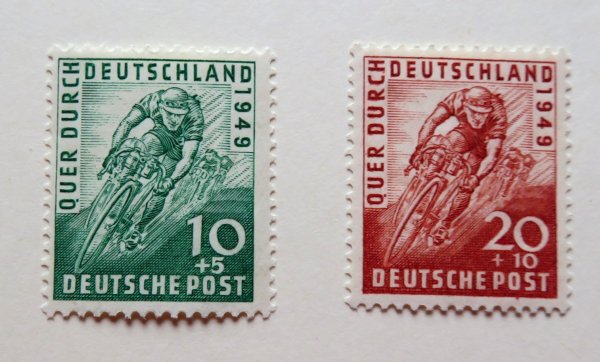 Briefmarke Bizone 106/07 **