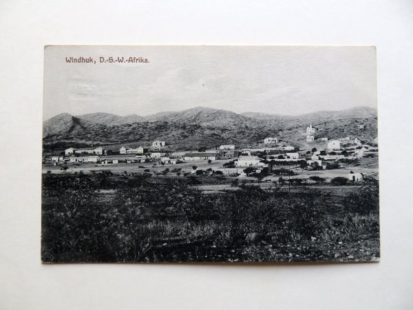 Ansichtskarte / Brief Deutsche Kolonie Deutsch-Südwestafrika Windhuk 1911