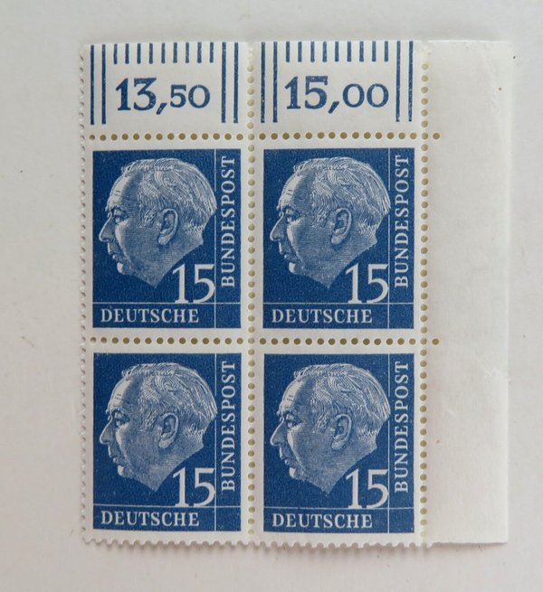 Briefmarke BRD 184 ** WOR VB ER