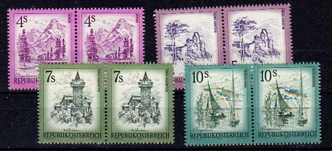 Briefmarken Österreich 1430-33 ** Paare