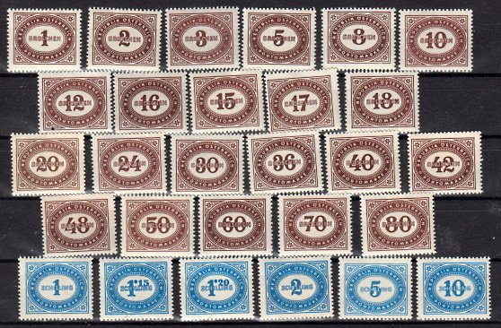 Briefmarken Österreich Porto 204-31 **