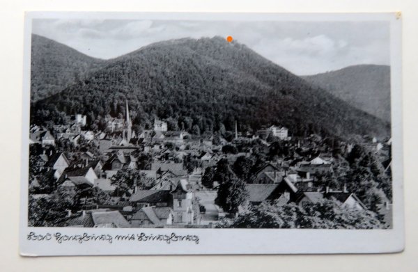 Ansichtskarte Bad Harzburg mit Harzberg. 1940 gelaufen