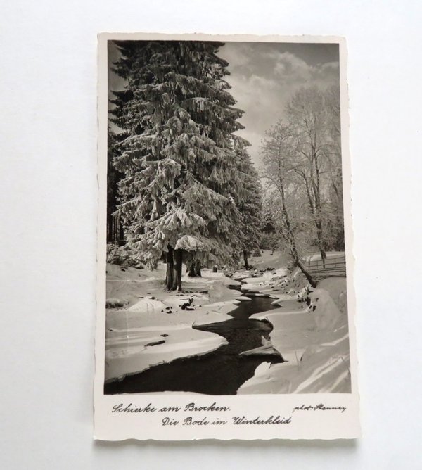 Ansichtskarte Schierke am Brocken im Harz. Karte 1936 gelaufen!