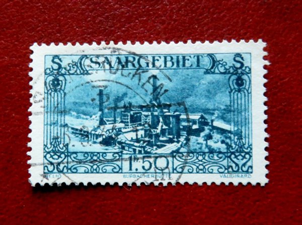 Briefmarke Saargebiet 121 o