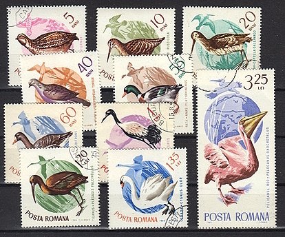 Briefmarken Rumänien 2430-39 o