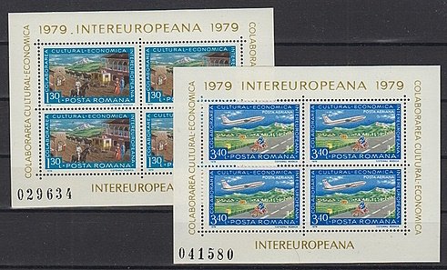 Briefmarken Rumänien Block 157-58 **
