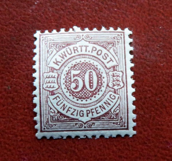 Briefmarke Württemberg 59 **