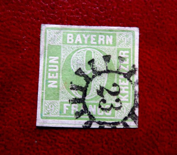 Briefmarke Bayern 5 o