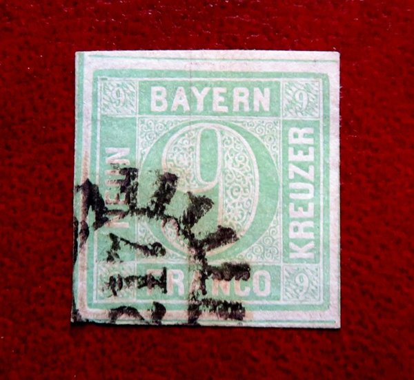 Briefmarke Bayern 5 a III