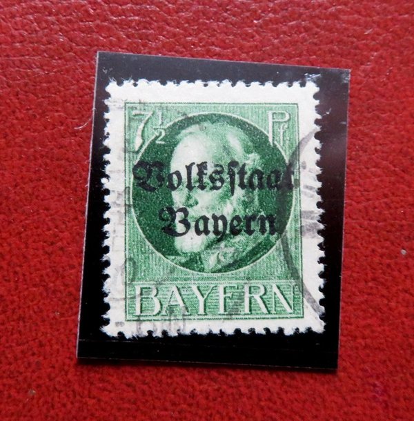 Briefmarke Bayern 118 o. Geprüft Infla